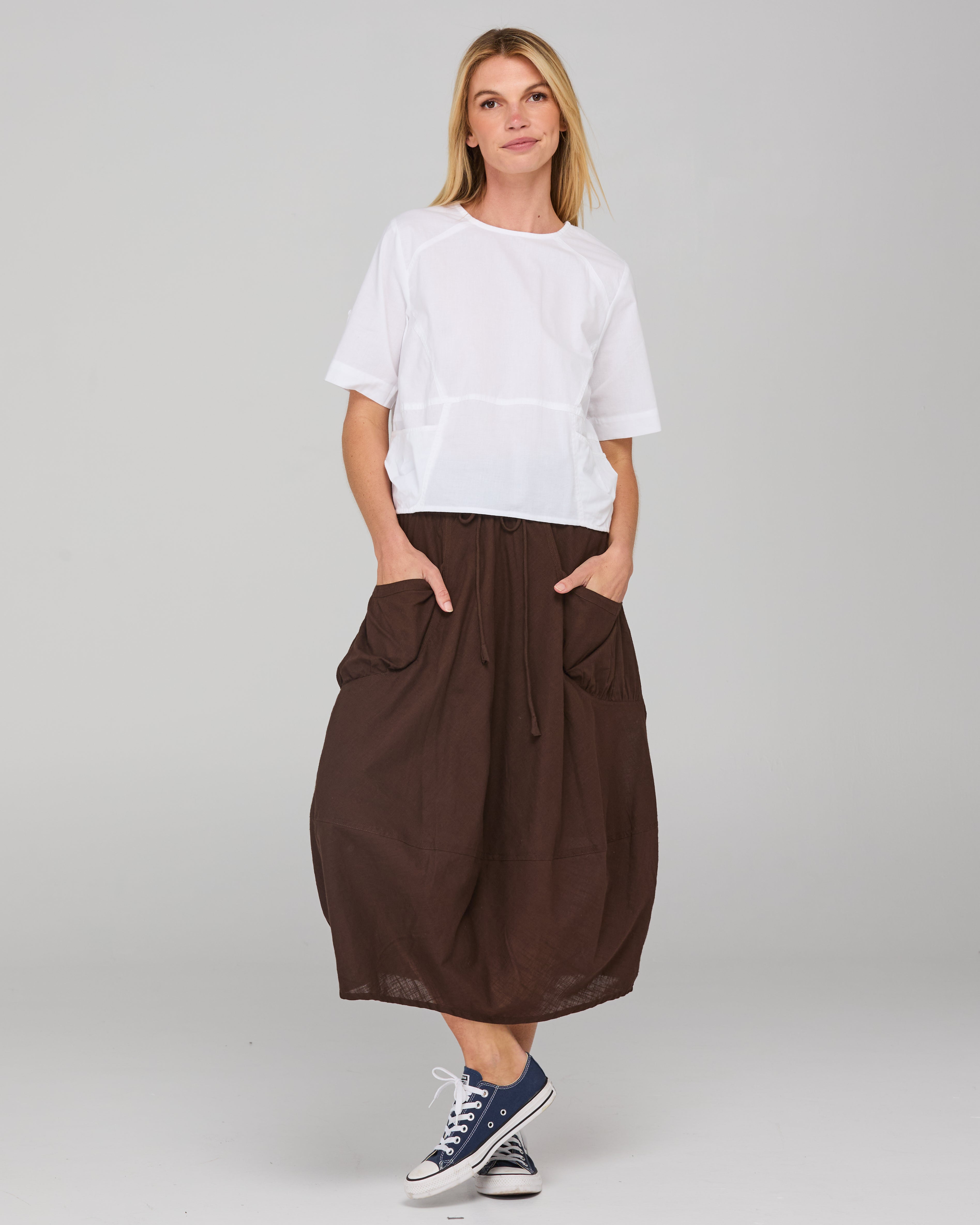 Guru Skirt - Ground Coffee