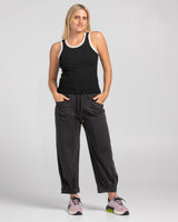 Bellissimo Top - Black/Ecru