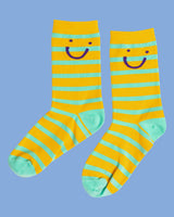 Smile Socks - Yellow Multi