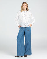 Starry Night Shirt - Blue/White