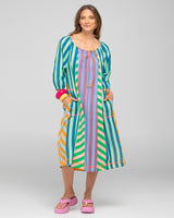 Lucia Dress - Capri Spliced