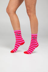 Smile Socks - Pink Multi