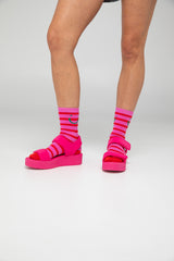 Smile Socks - Pink Multi