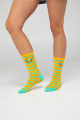 Smile Socks - Yellow Multi