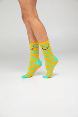 Smile Socks - Yellow Multi