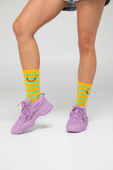 Smile Socks - Yellow Multi