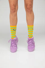 Smile Socks - Yellow Multi