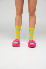 Smile Socks - Yellow Multi