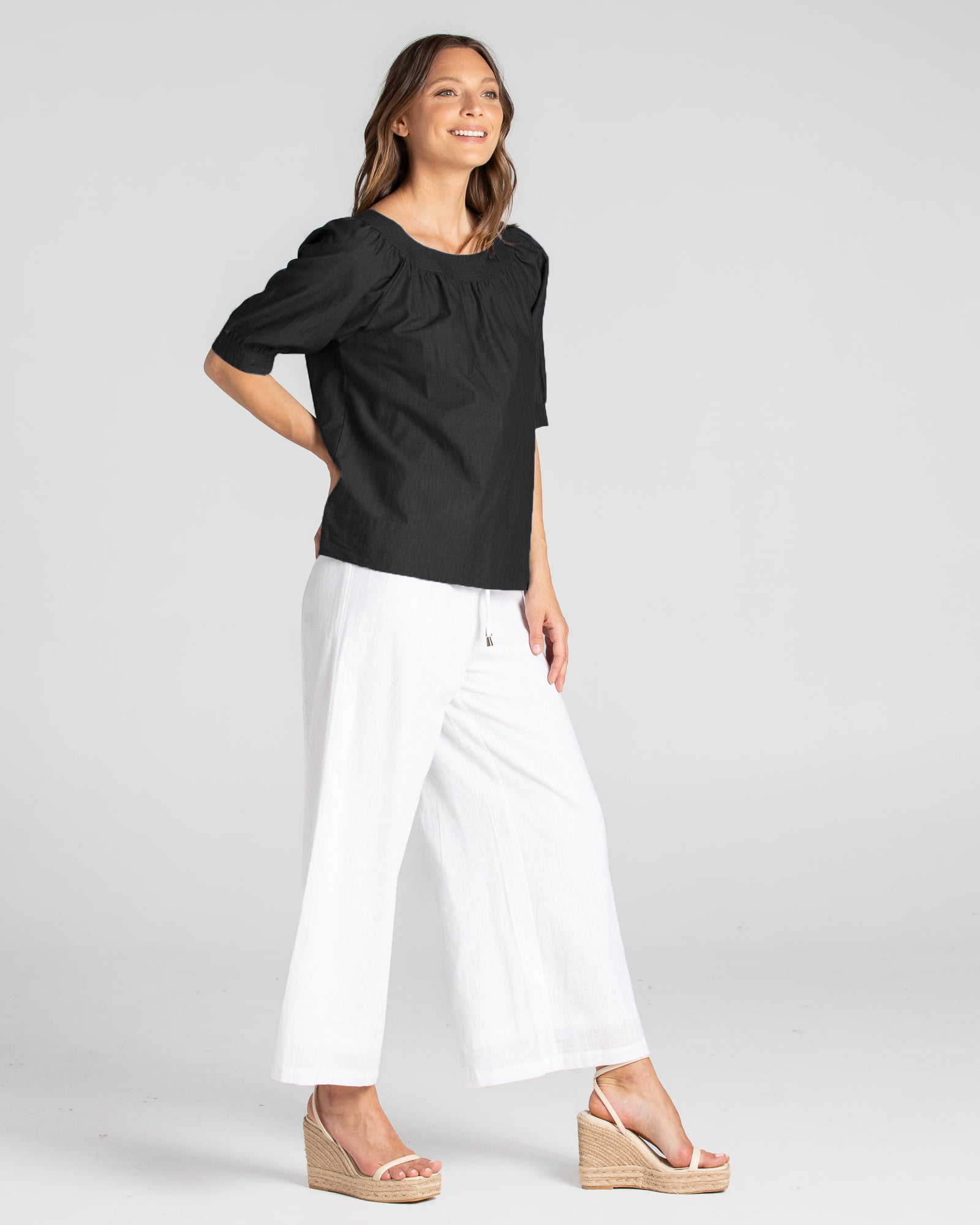 Ria Pant No Pockets - White
