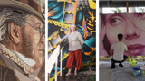 How one local has started colouring a town with art