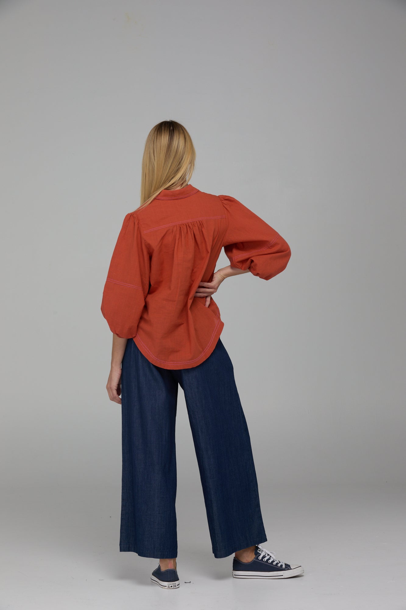 Pari Shirt - Burnt Orange