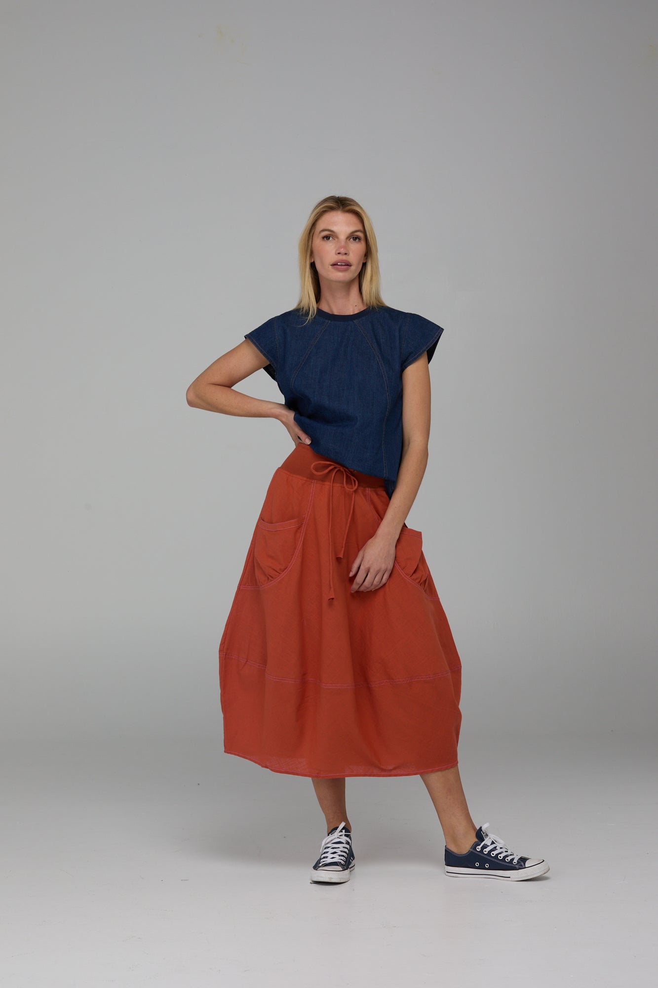 Guru Skirt - Burnt Orange