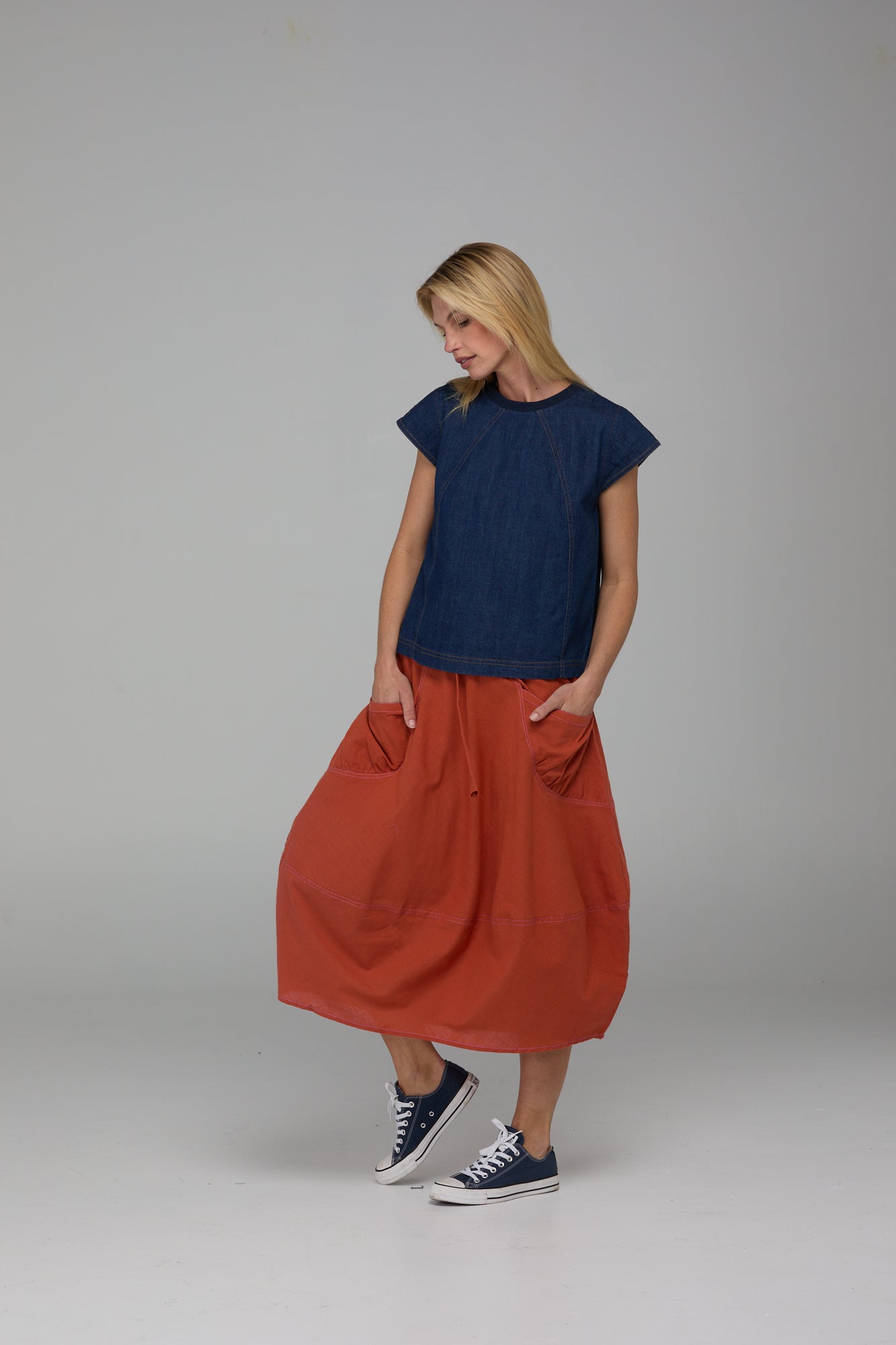Guru Skirt - Burnt Orange