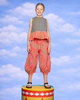 Kids Gillie Top - Spliced Seersucker