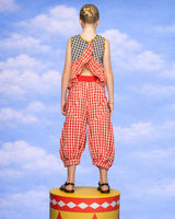 Kids Gillie Top - Spliced Seersucker