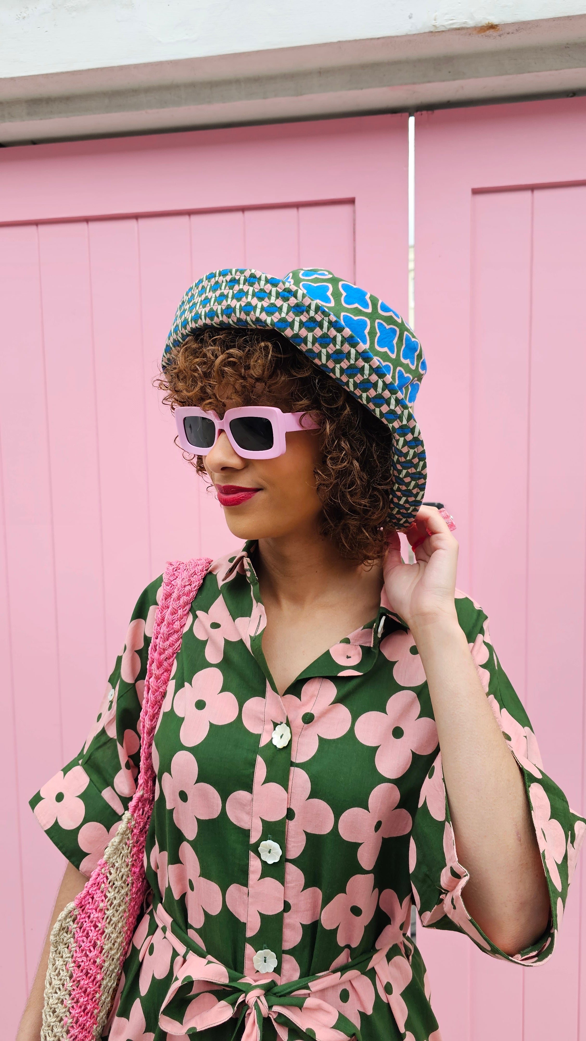 Bucket Hat Short Brim - Sakura/Yumi