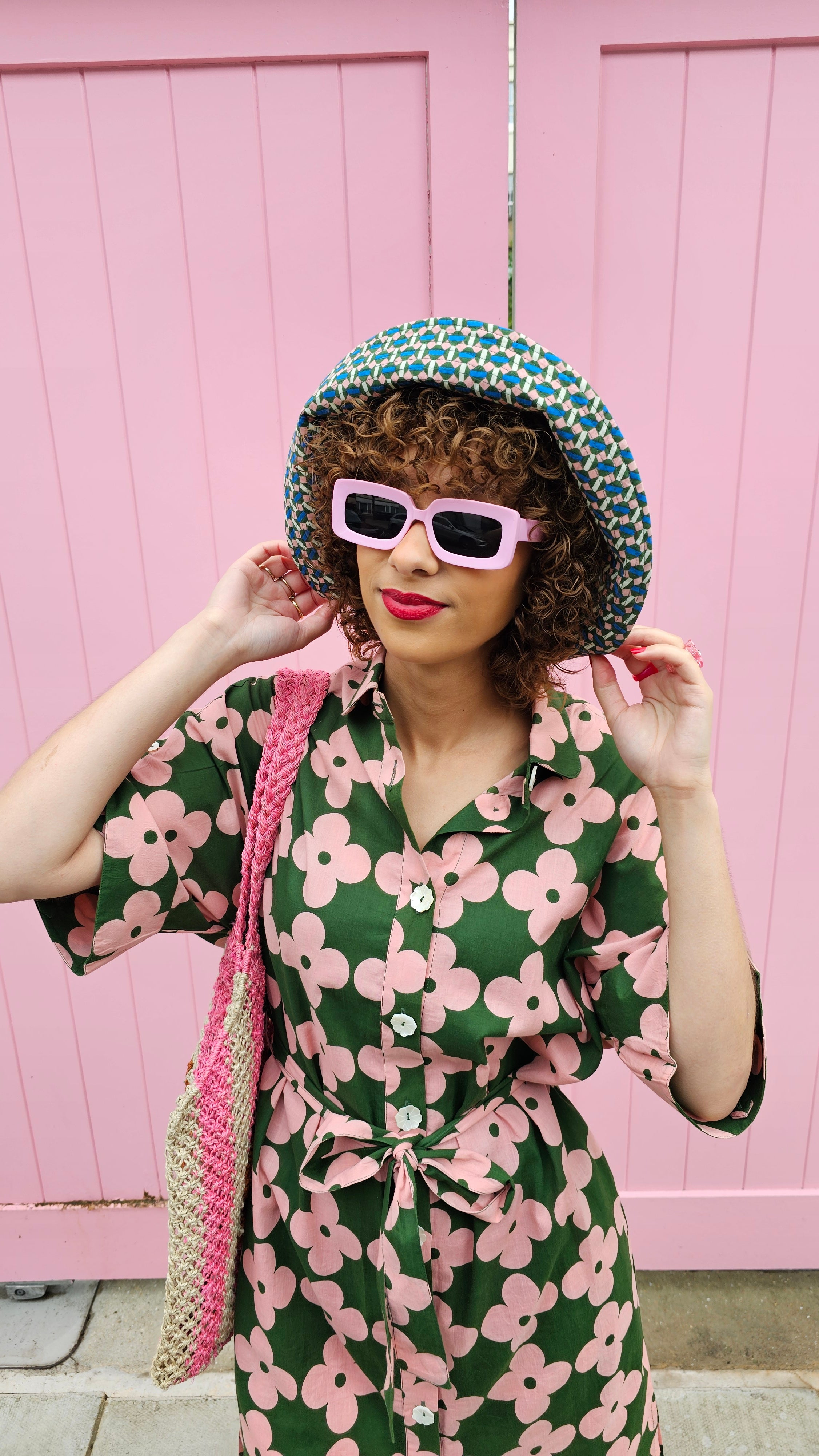 Bucket Hat Short Brim - Sakura/Yumi
