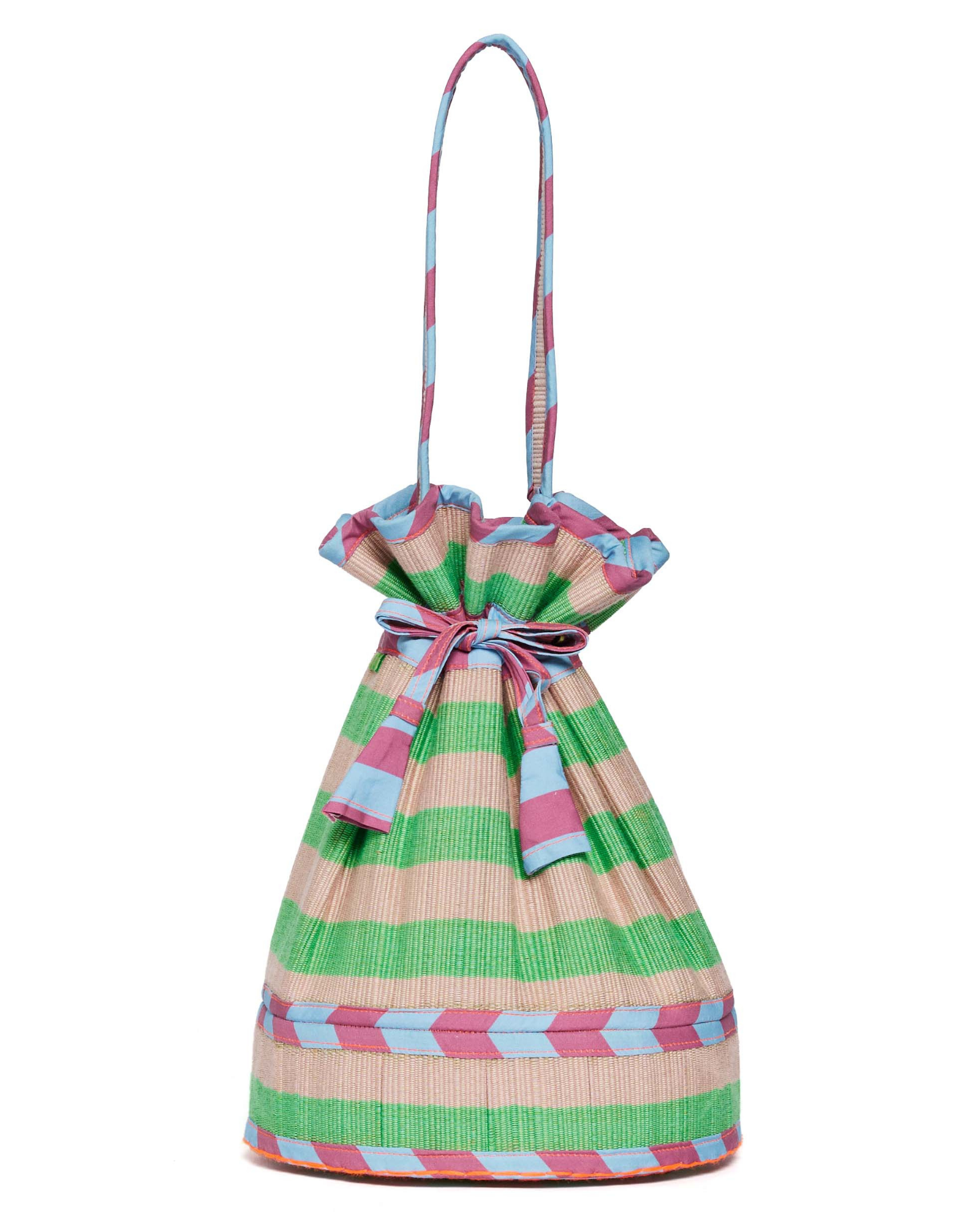 Midi Leisure Tote - Stripe Spritz