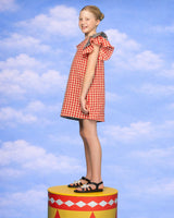 Kids Gillie Dress - Spliced Seersucker
