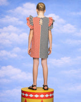 Kids Gillie Dress - Spliced Seersucker