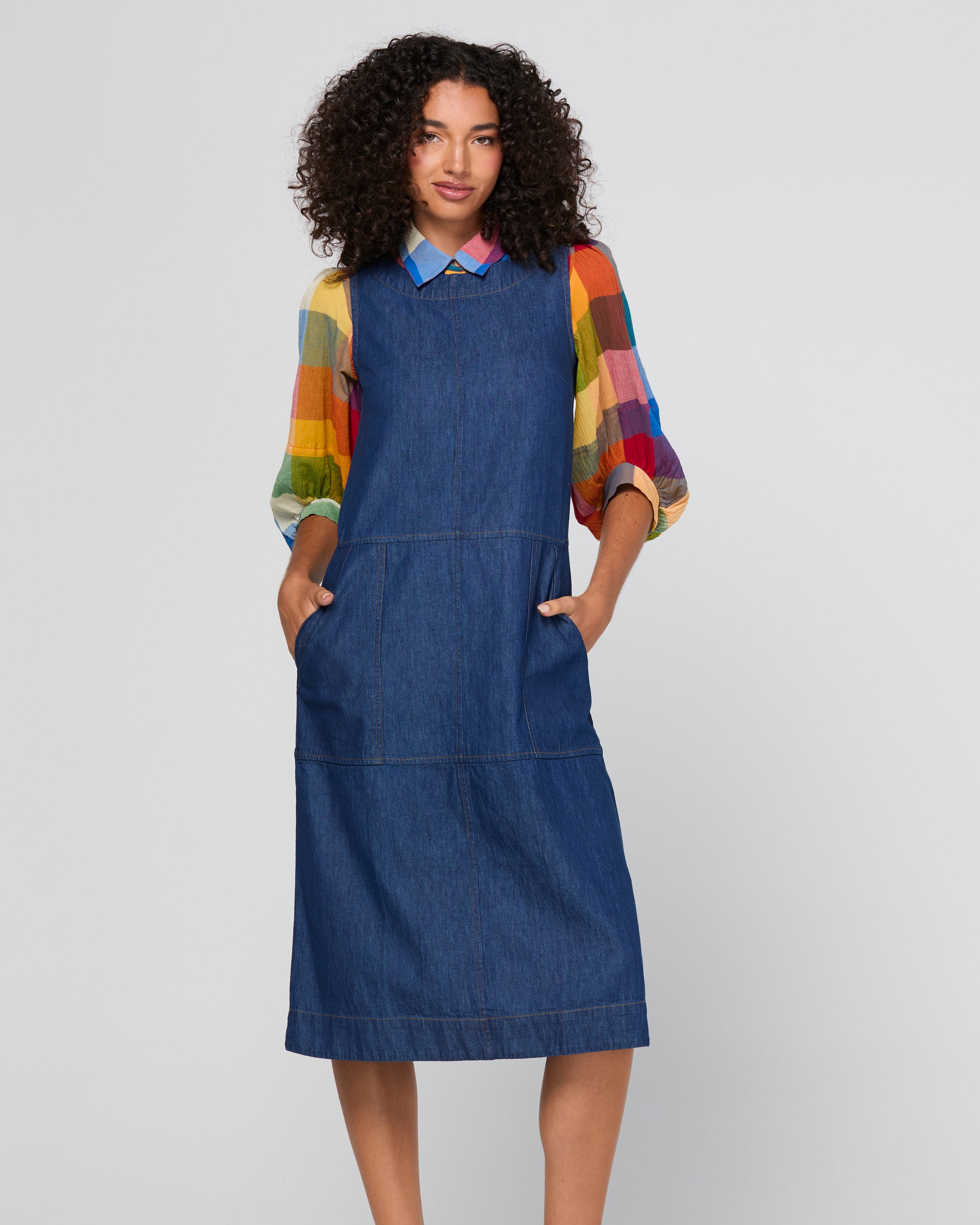 Fumi Dress - Dark Denim
