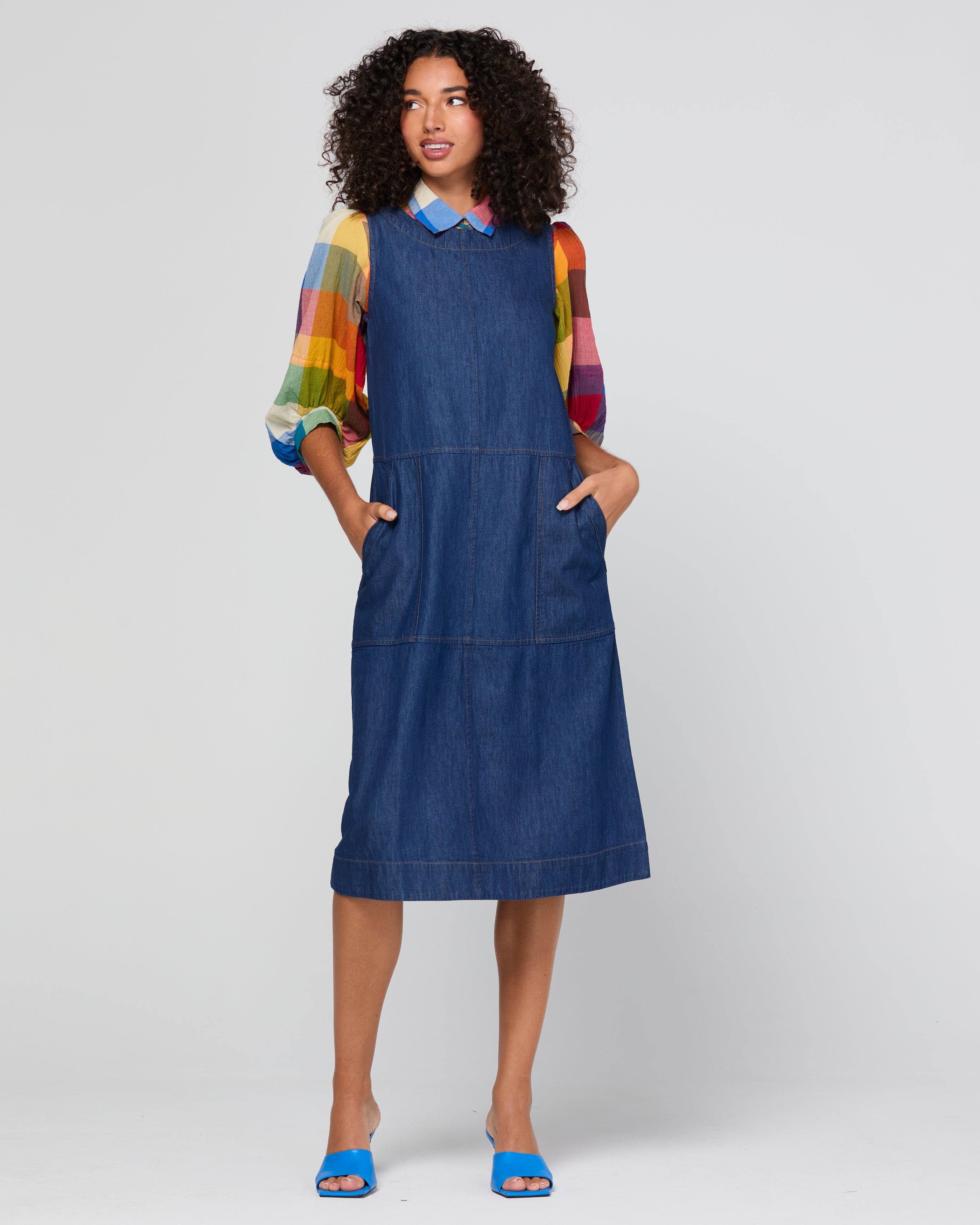 Fumi Dress - Dark Denim
