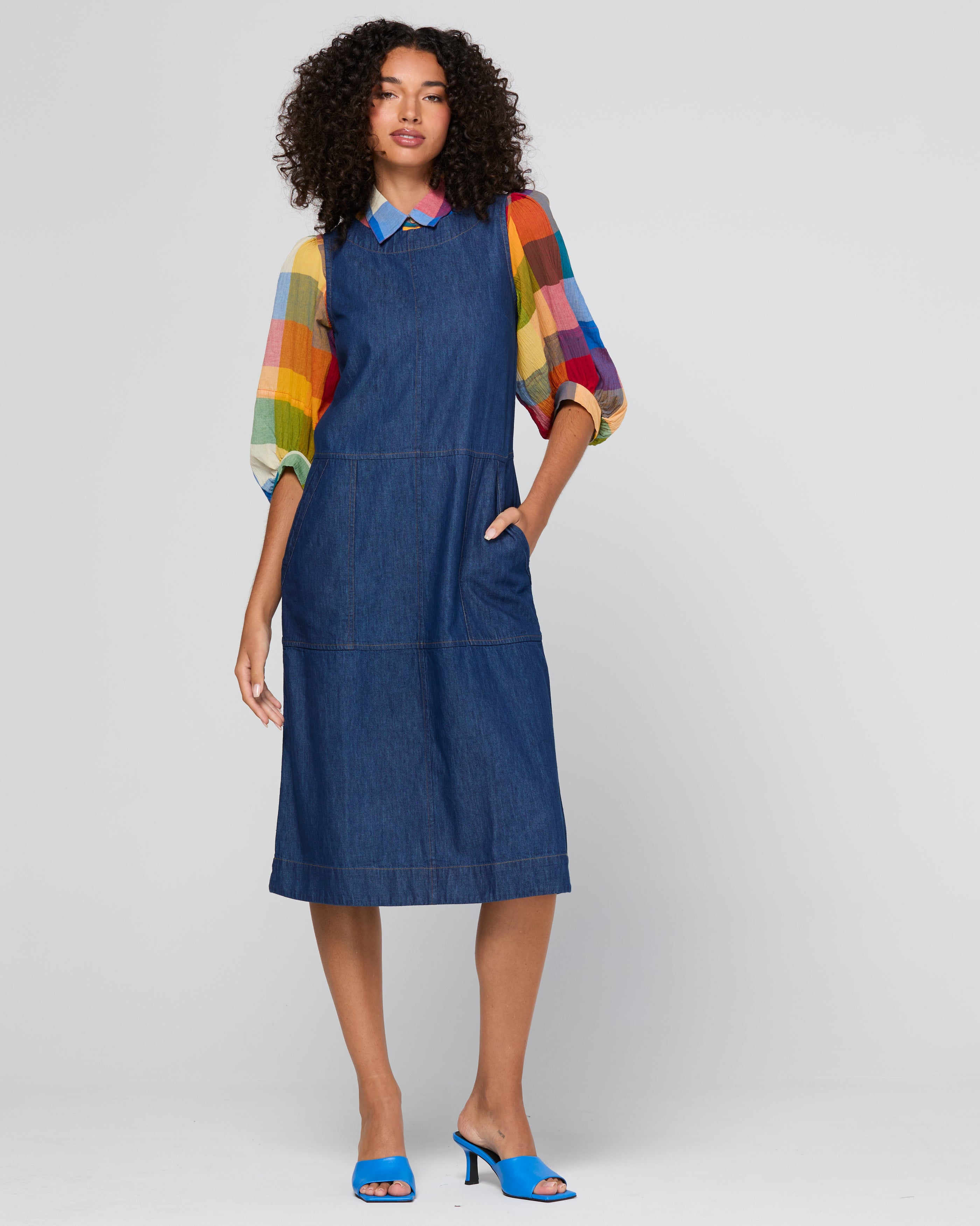 Fumi Dress - Dark Denim