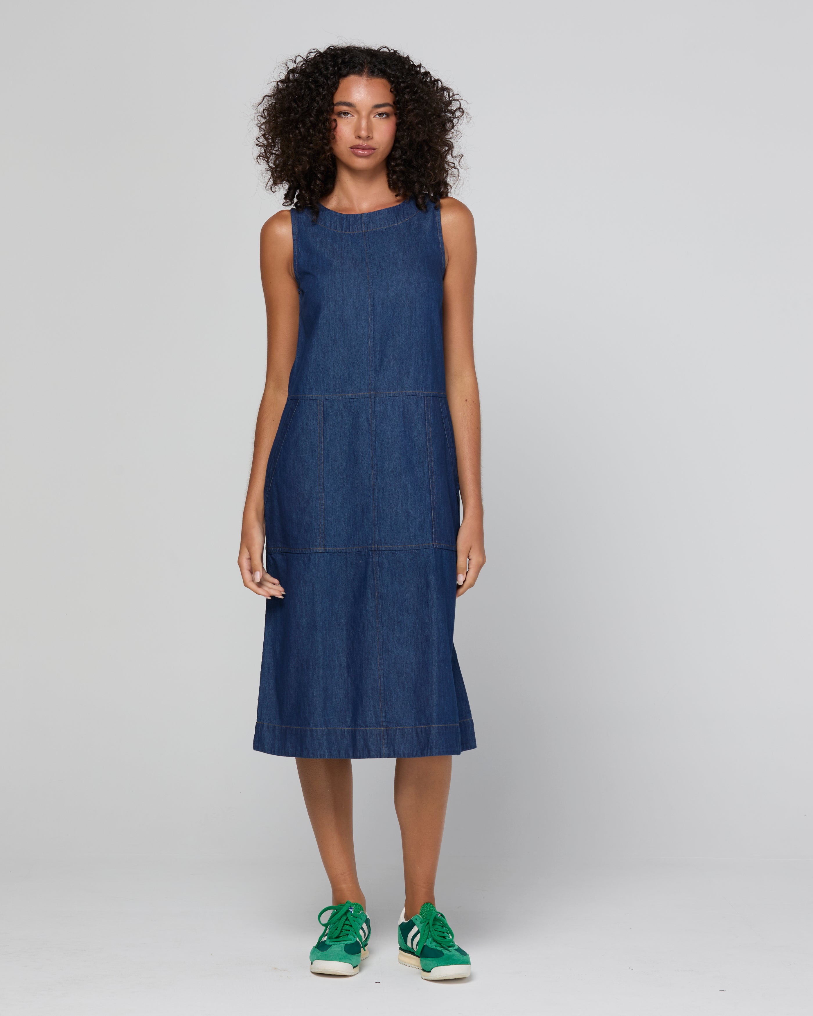 Fumi Dress - Dark Denim