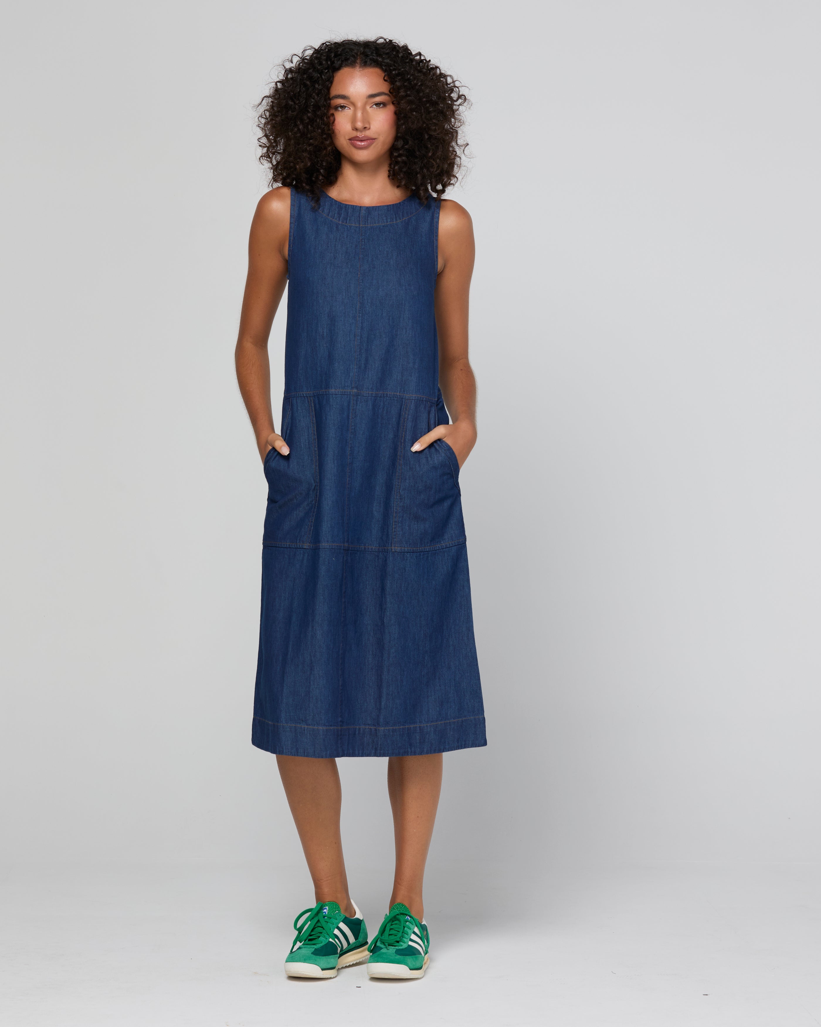 Fumi Dress - Dark Denim