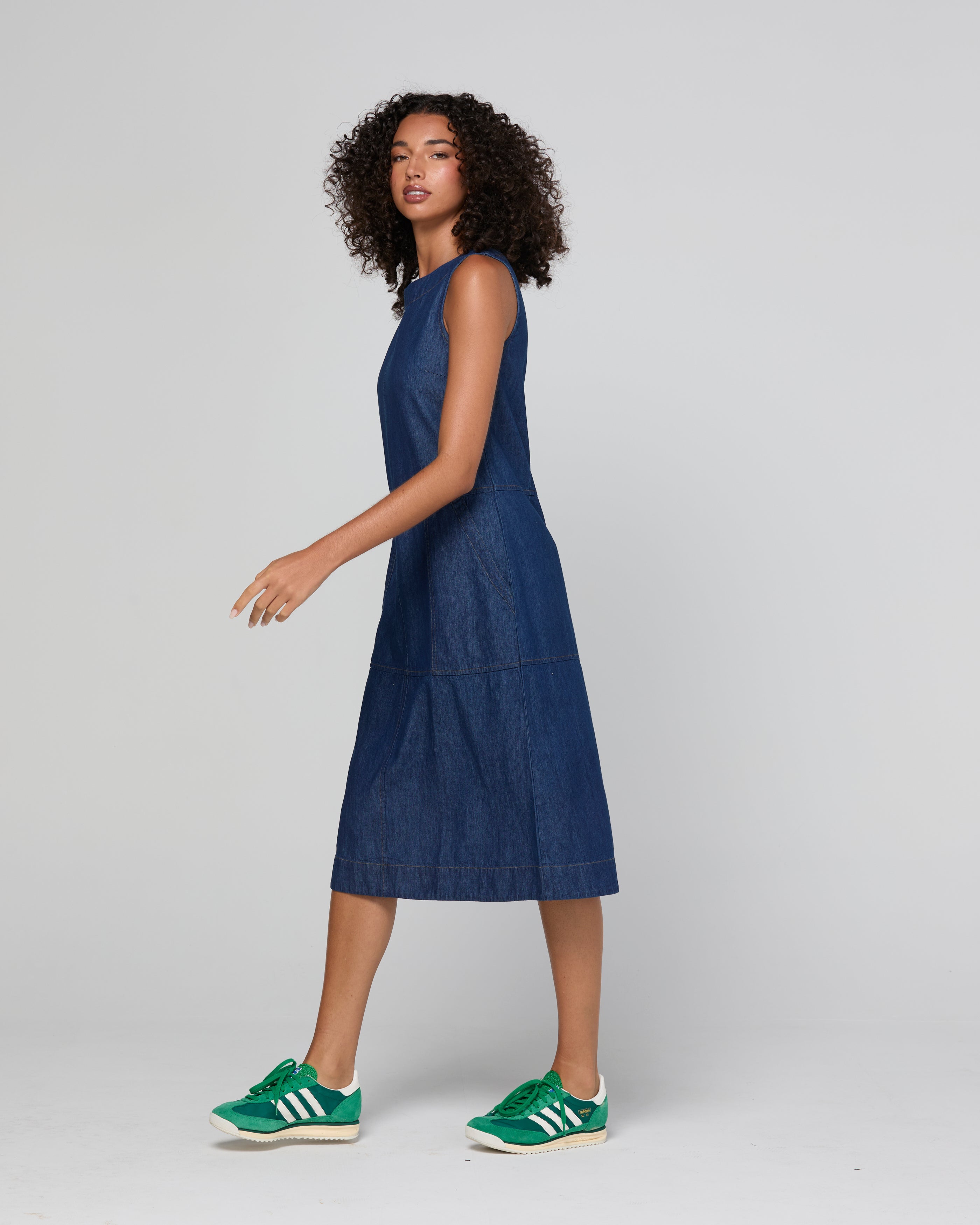 Fumi Dress - Dark Denim