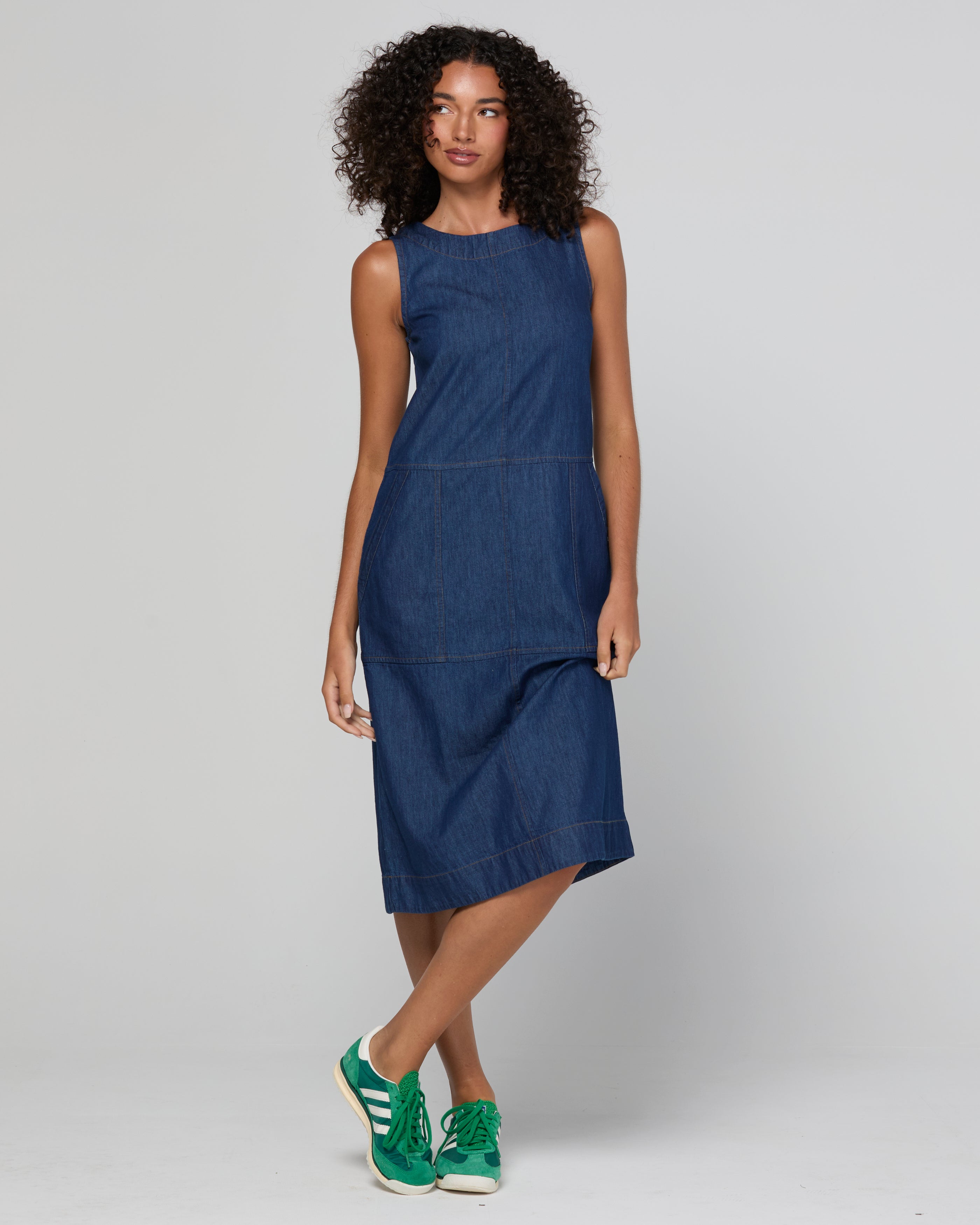 Fumi Dress - Dark Denim