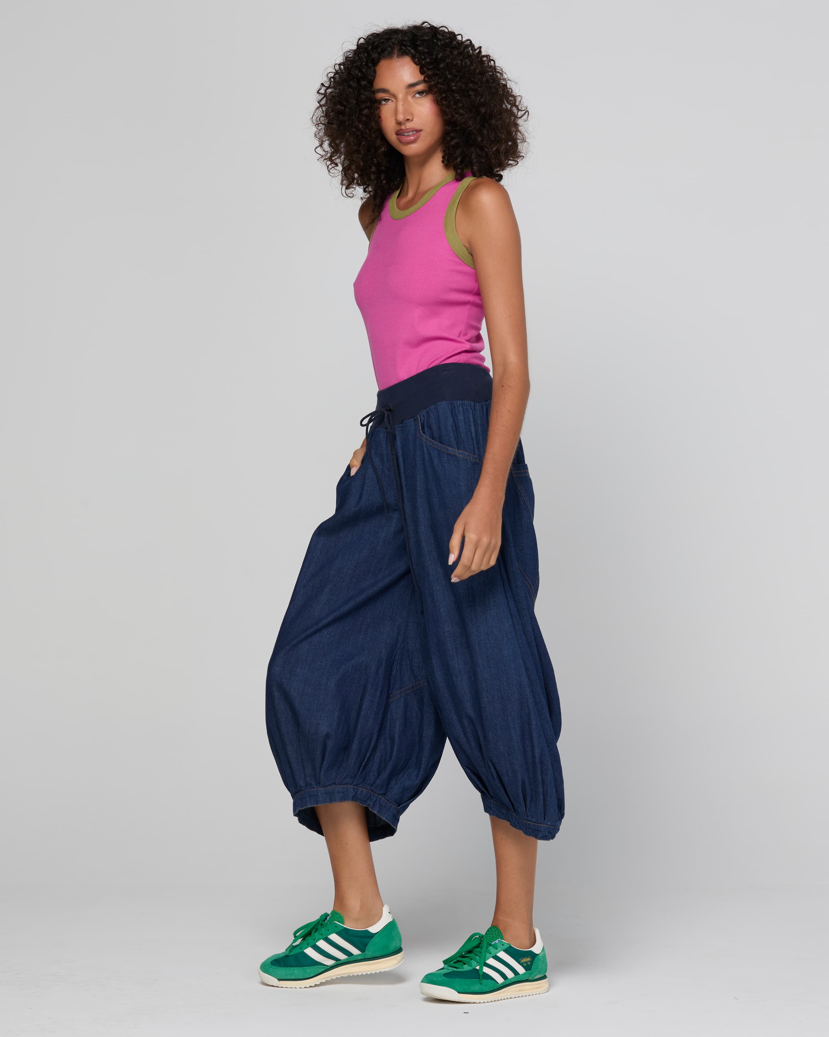 Guru Pant - Dark Denim Contrast Stitching