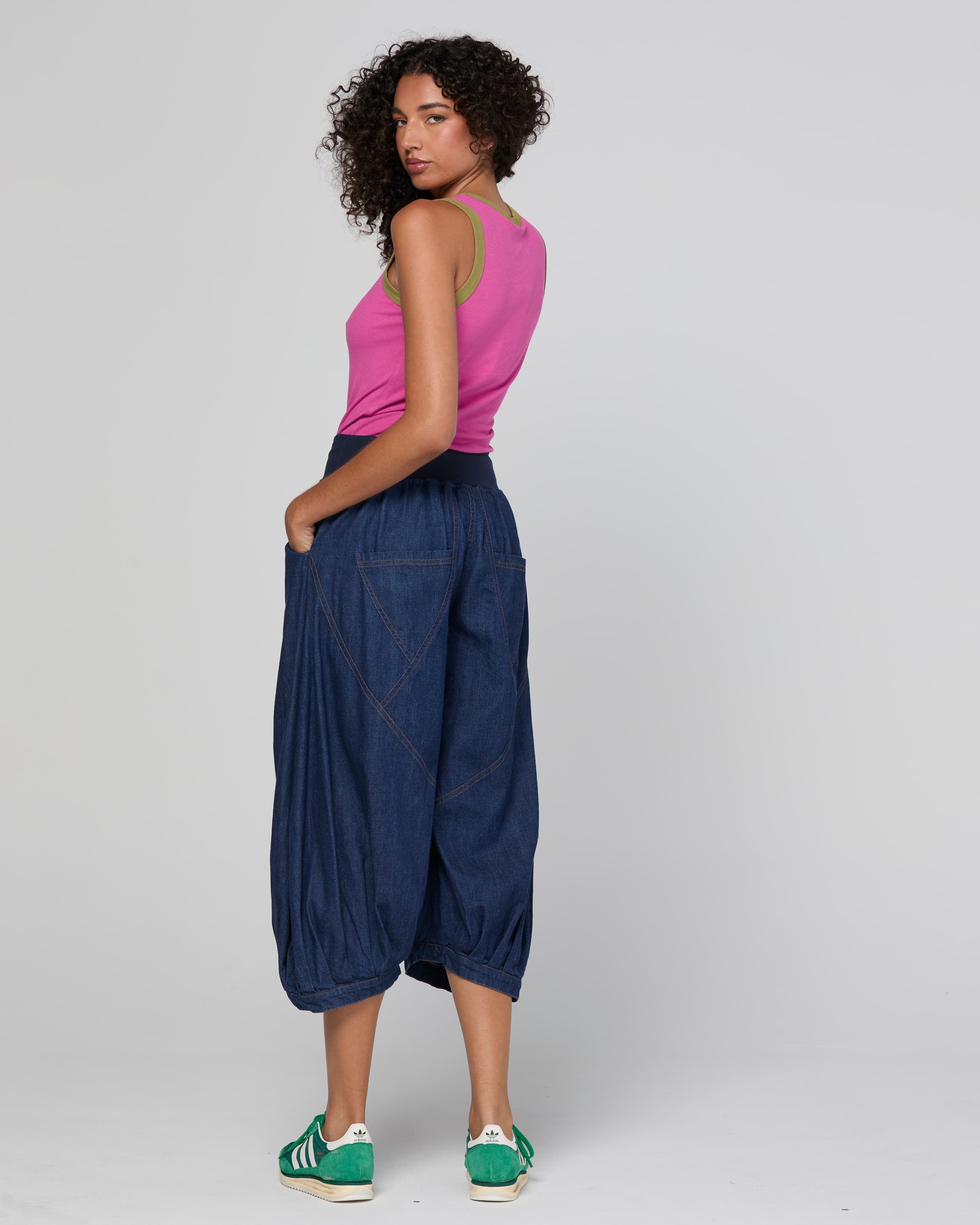 Guru Pant - Dark Denim Contrast Stitching
