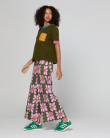 Poet Tee - Khaki Multi