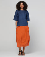 Fumiko Tee - Dark Denim