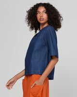 Fumiko Tee - Dark Denim