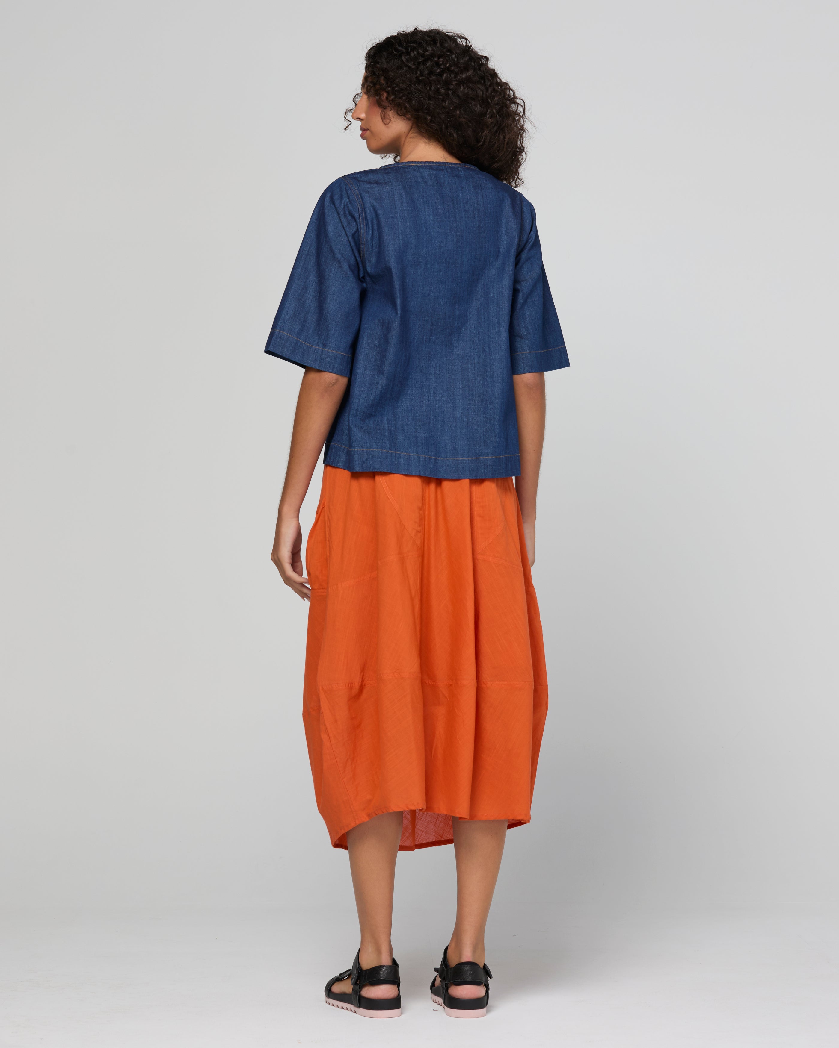 Fumiko Tee - Dark Denim