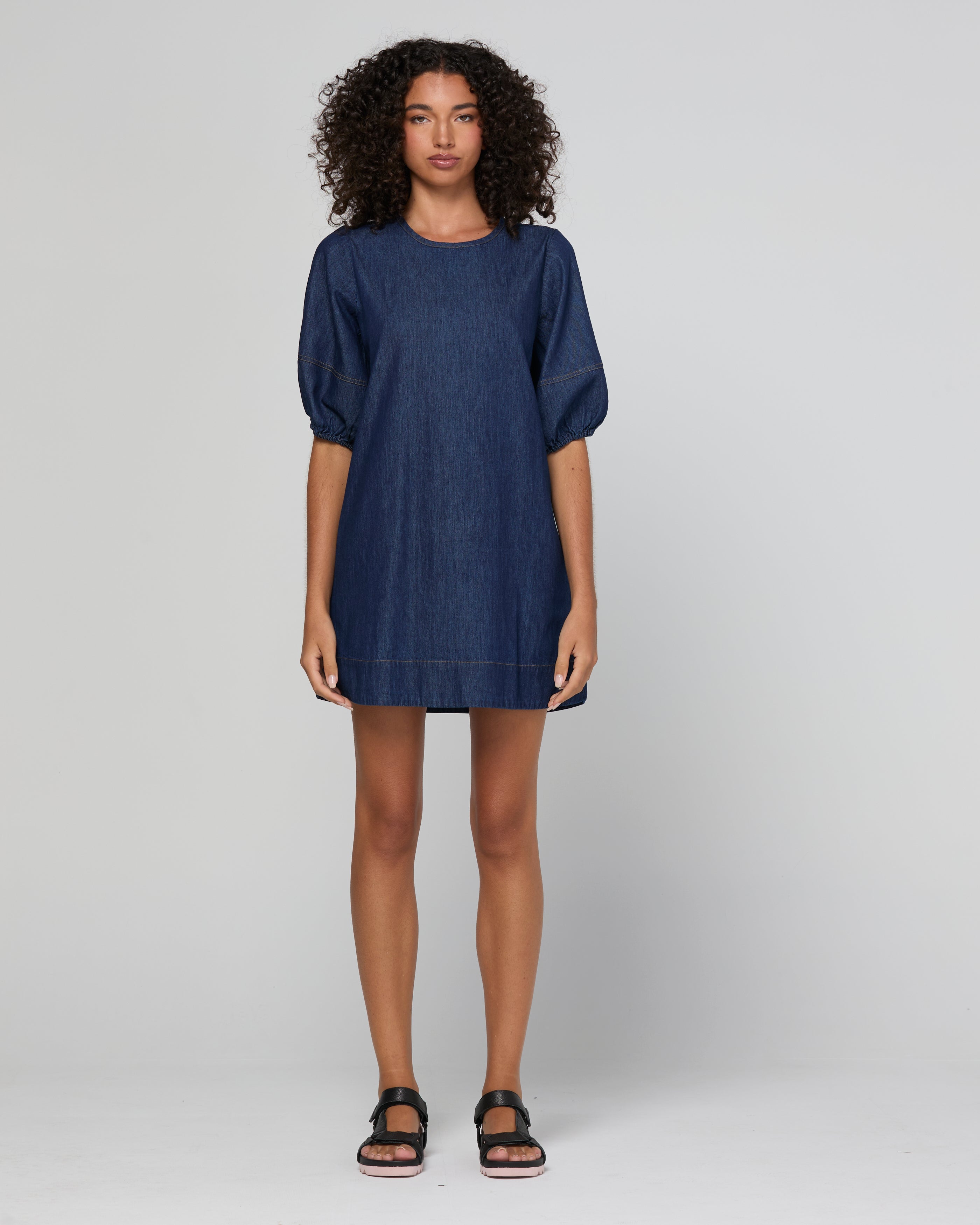 Ava Dress - Dark Denim