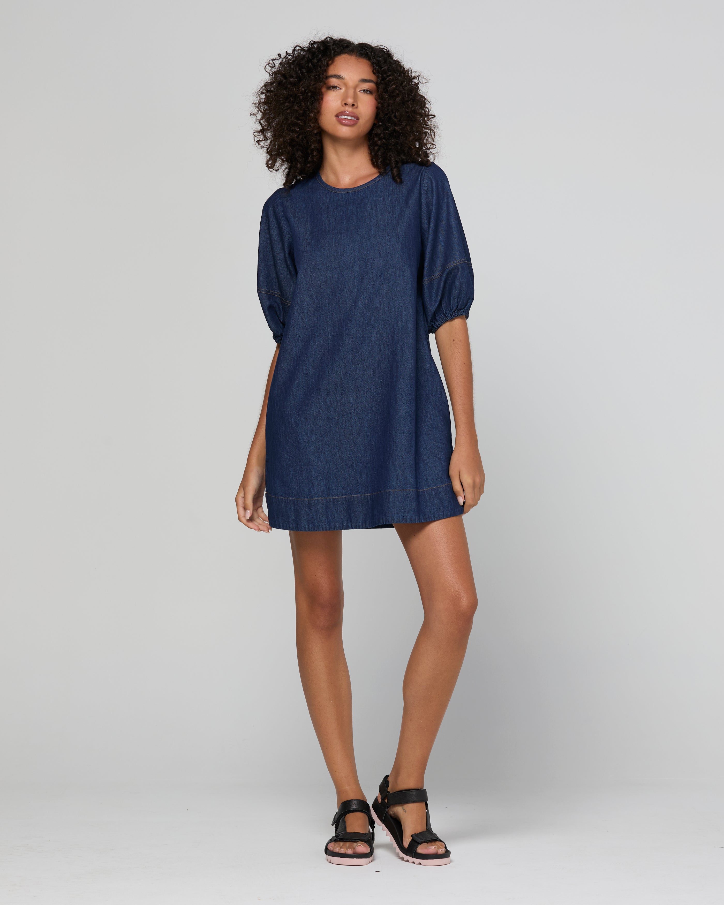 Ava Dress - Dark Denim