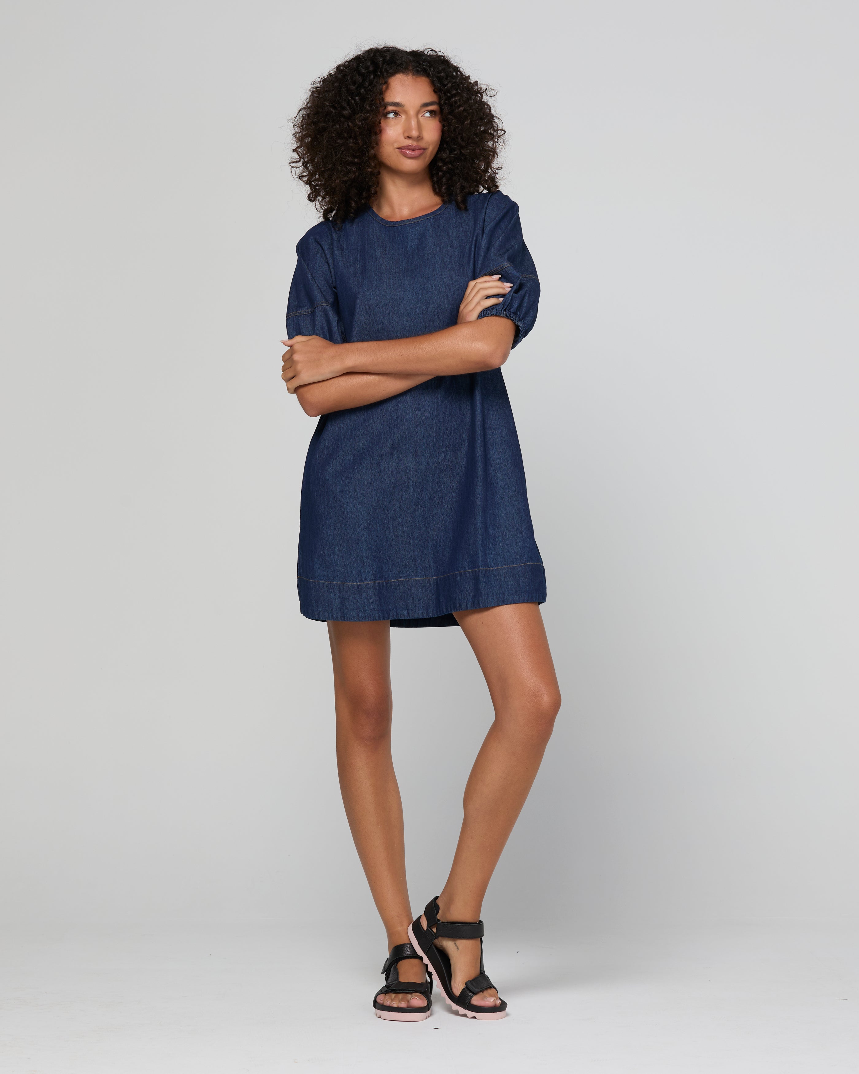 Ava Dress - Dark Denim
