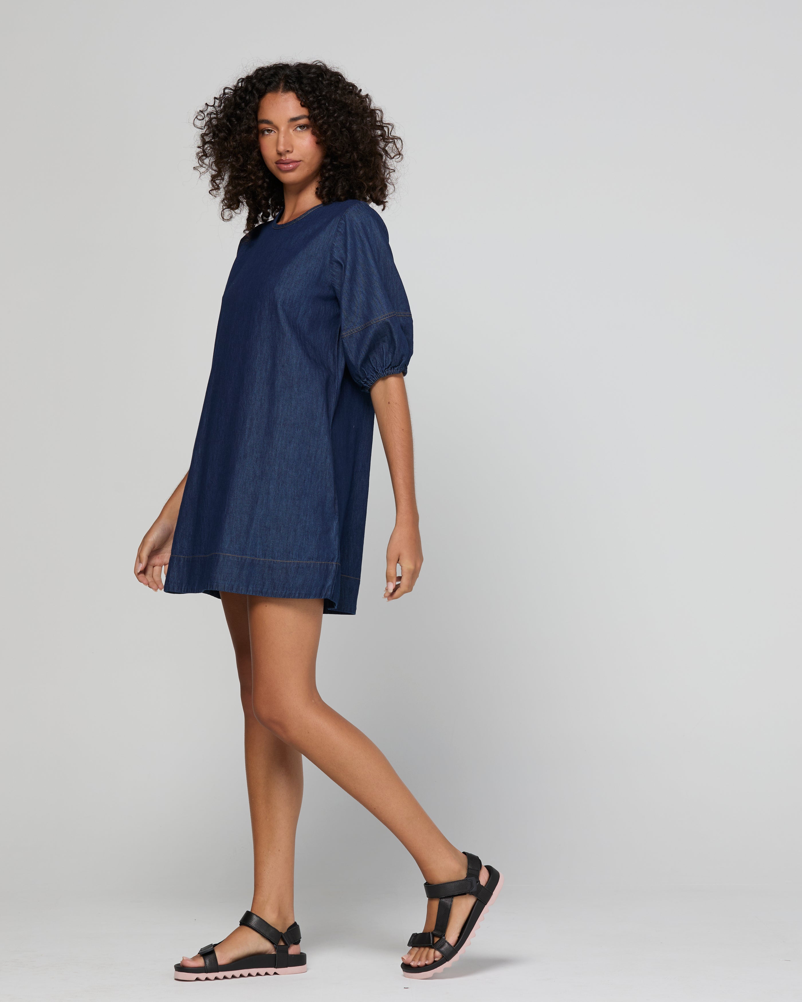 Ava Dress - Dark Denim