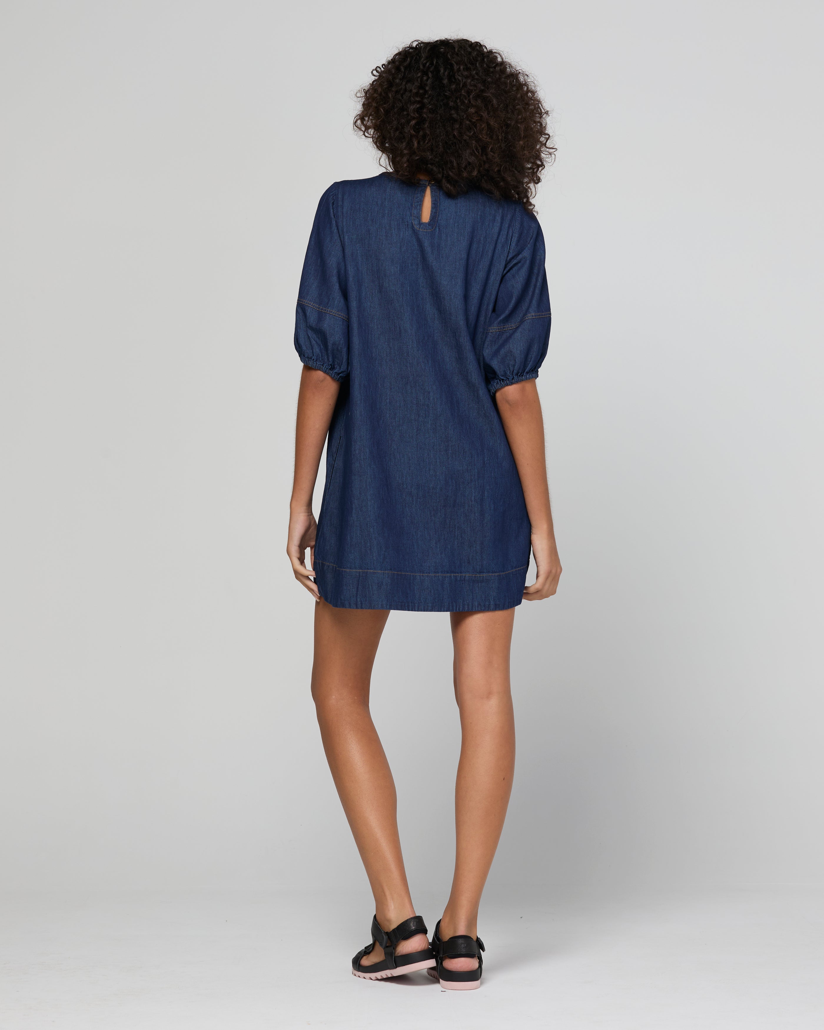 Ava Dress - Dark Denim