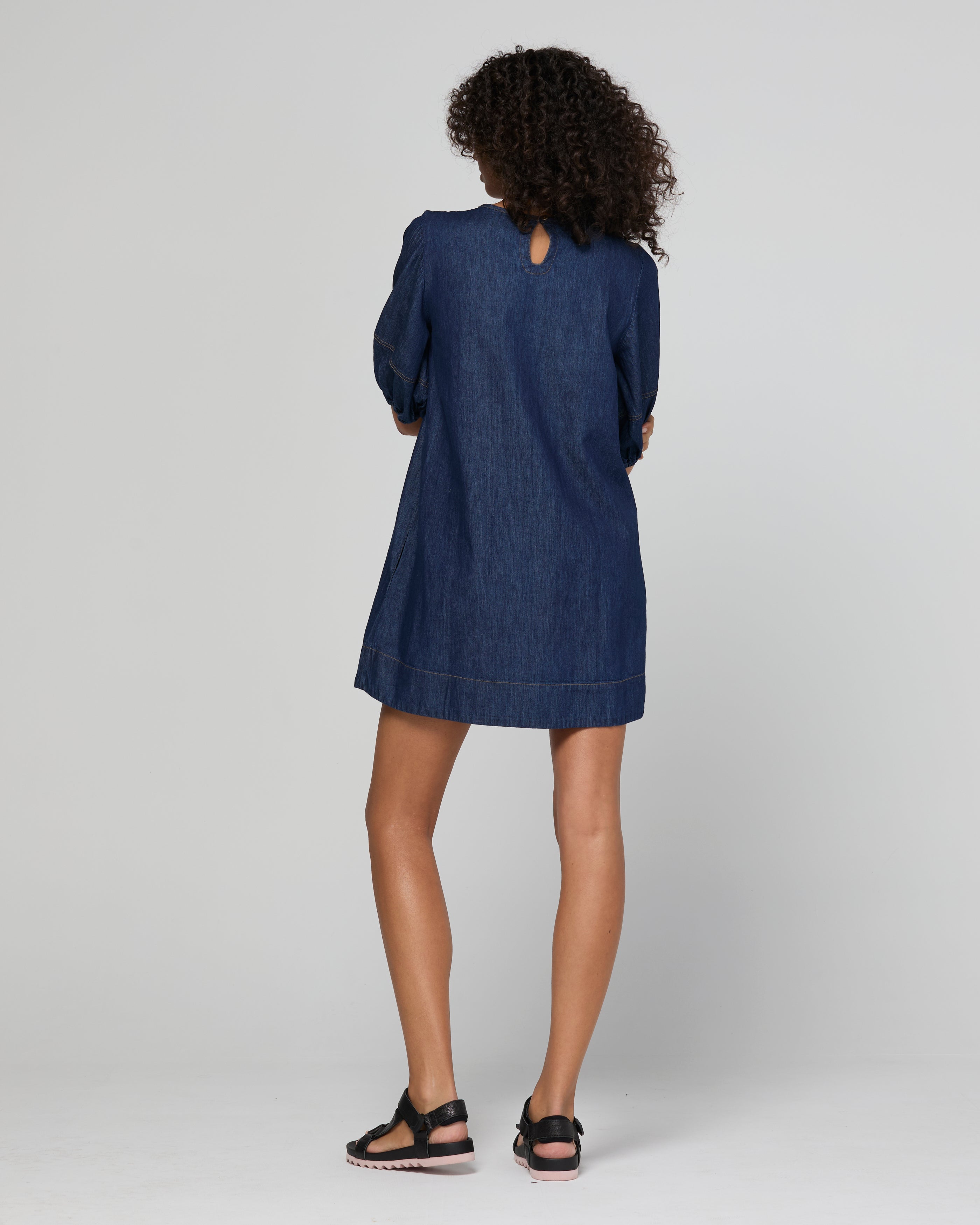 Ava Dress - Dark Denim