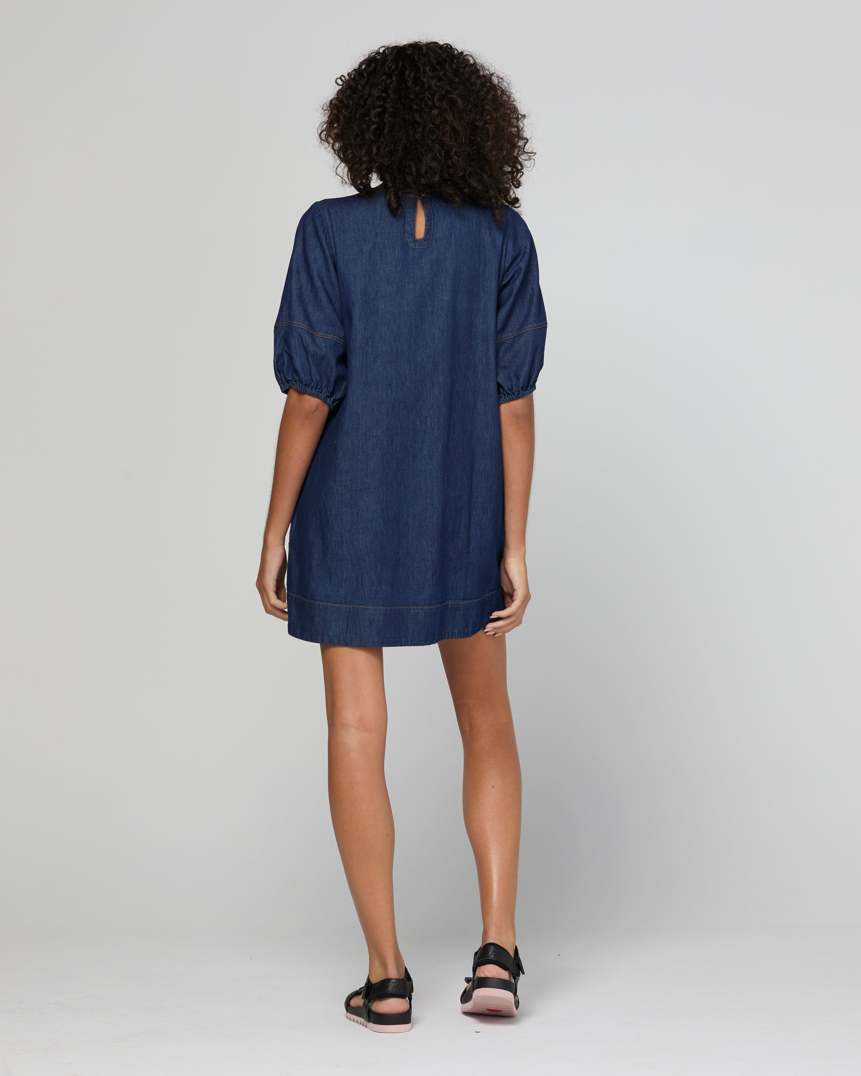 Ava Dress - Dark Denim