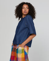 Fumiko Tee - Dark Denim