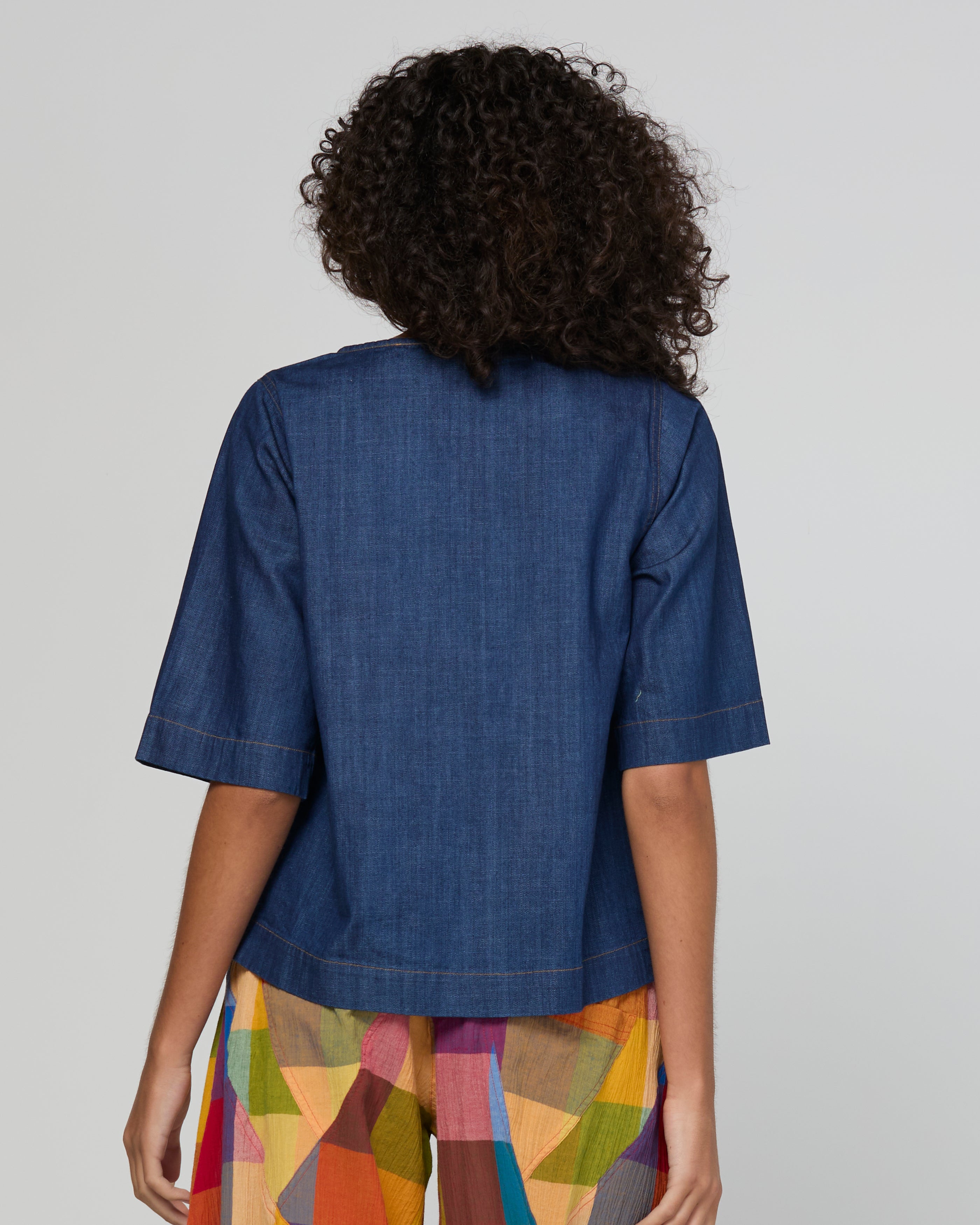 Fumiko Tee - Dark Denim