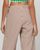 Evelina Pant - Cocoa Gingham