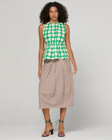 Guru Skirt - Cocoa Gingham