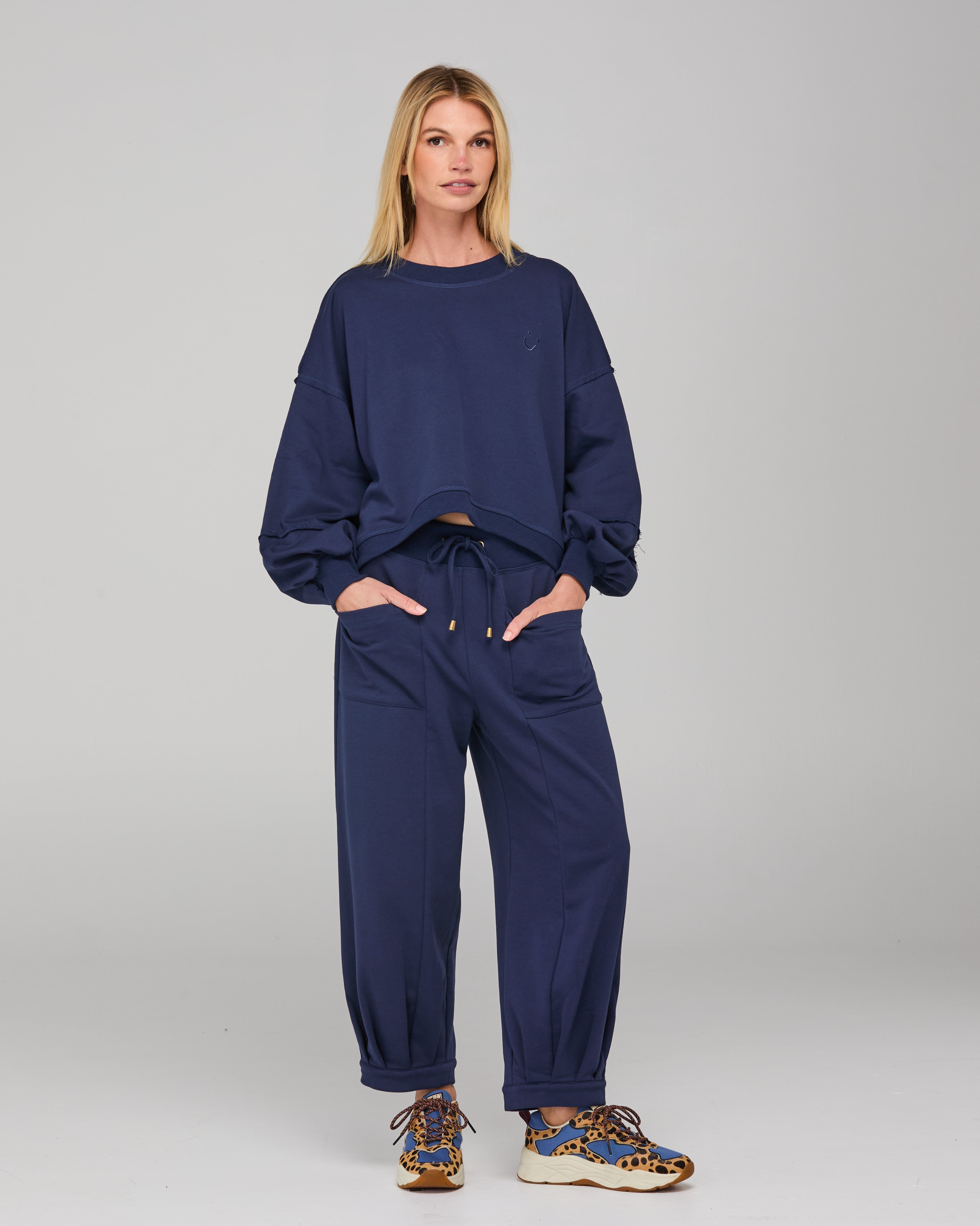 Guru Track Pant - Navy