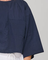 Dimple Top - Navy